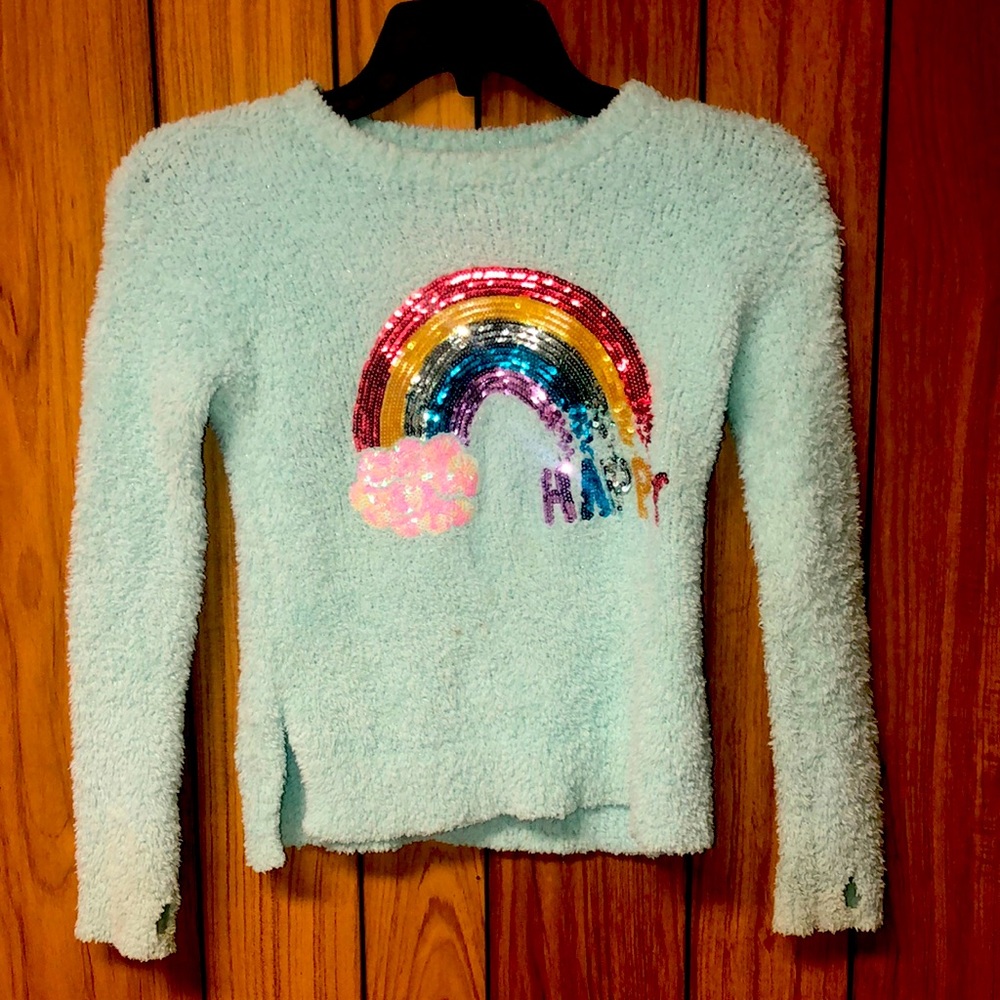 Blue sweater soft